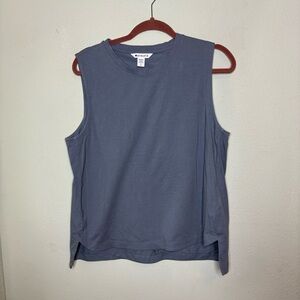 Athleta Gray Boxy Muscle Tee Size large